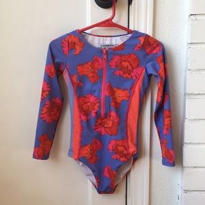 Submarine one-piece rash guard suit